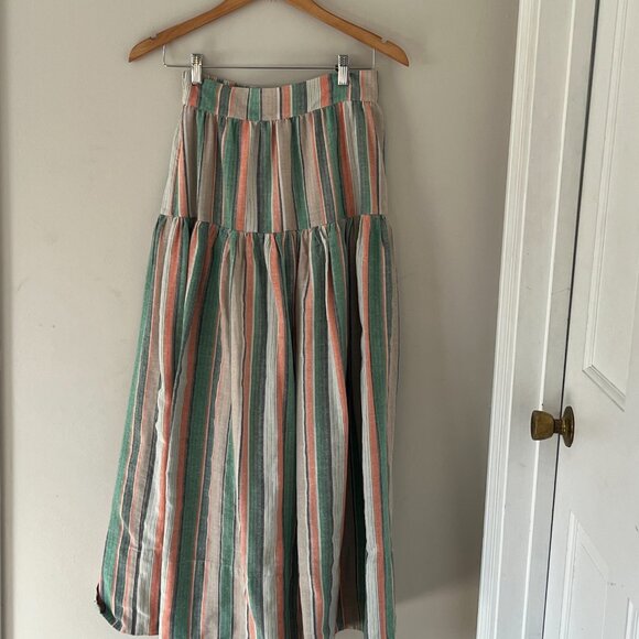 The Odells “Virginia” Striped Maxi Skirt – Anthropologie Size Small - Picture 3 of 12